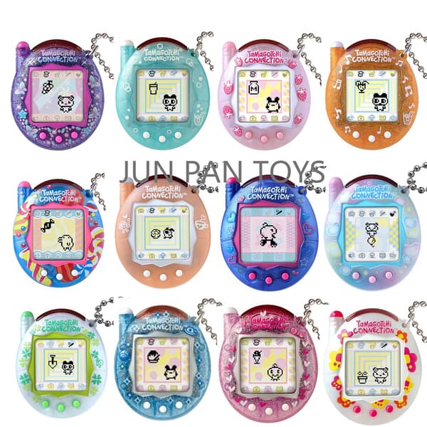 Tamagotchi Connection Virtual Pet - Soda Flower Pink & Light Blue elektronisk spil til piger colour 1 Piece
