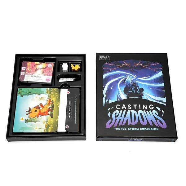 Nyt Casting Shadows Base Game The Ice Storm Expansion Bundle Kort Brætspil Til Familiefest Børn Egnet feriegave DARK GRAY