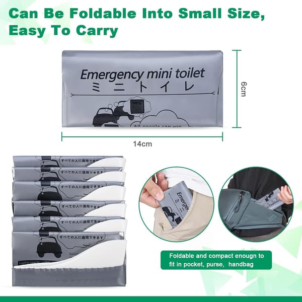 Urinpose Bil Emergency Bag Trafik, der rykkede engangsbuler unisex