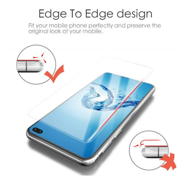 Samsung Galaxy S10, S10 Plus Full Cover Screen Protector Till Samsung Galaxy S10 Plus