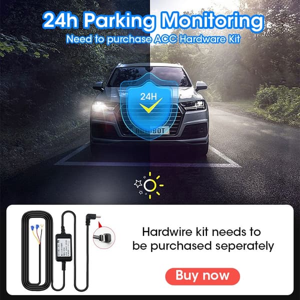 11,3 tums 4K bil-DVR Carplay Android Auto roterbart objektiv dashcam GPS-navigering instrumentpanel FM AUX backkamera videoinspelning 4K DVR GPS