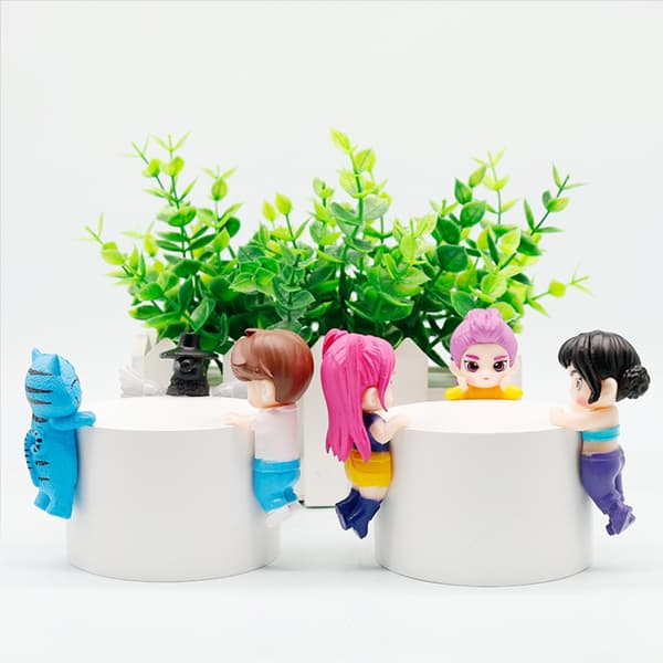 Kpop Demon Hunters Saja Blind Box Figure - Anime Samlarobjekt för barn, Cosplay och julklappar Random 2pcs
