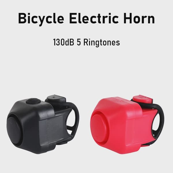 130dB Cykel Elektronisk Högljudd Horn Säkerhetsklocka Polis Siren Cykelstyre Larm A