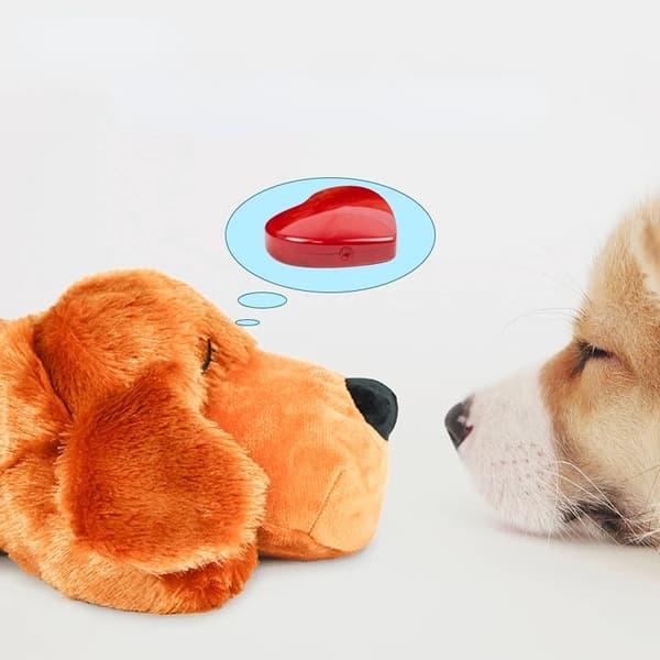 Beroligende legetøj til kæledyr, angst- og søvnsimulering til hunde med hjerteslag – den perfekte gave til din lodne ven! DBN