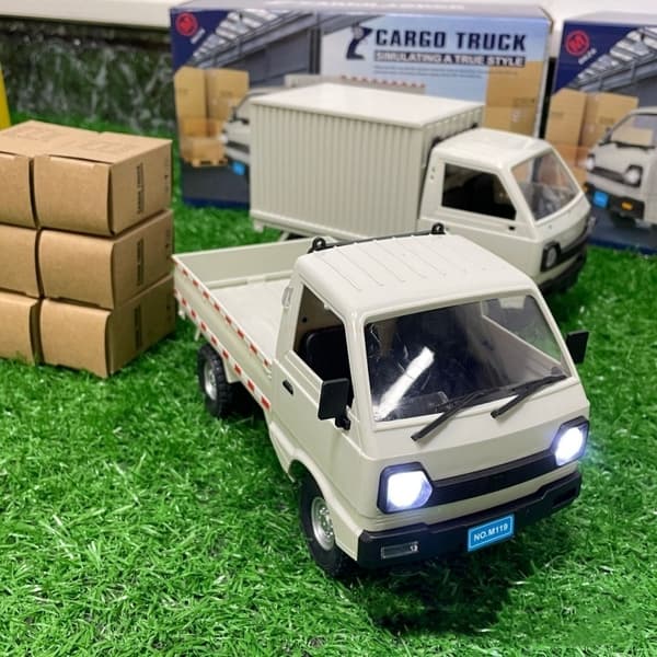 1:10/1:16 Wpl D12 Rc Bilsimulering Drift Klätterbil Led Light Cargo Rc Elektriska leksaker Fjärrkontroll Bilmodell Födelsedagspresent C remote control