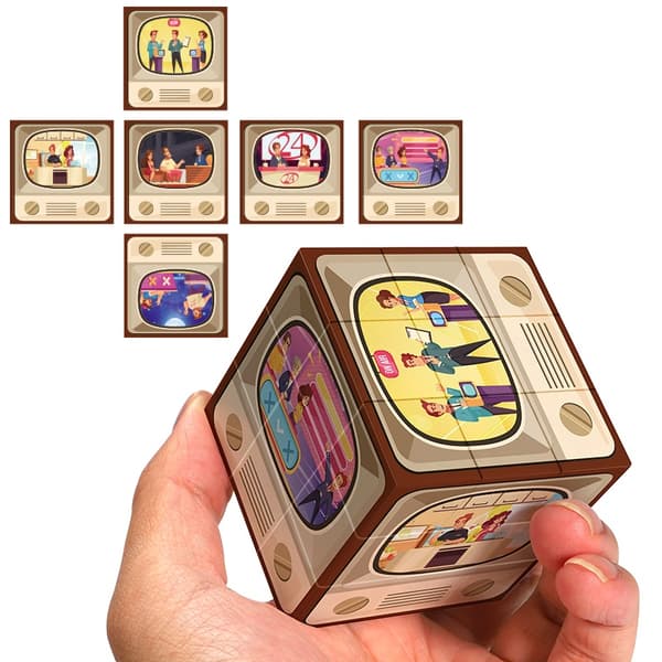 Magic Cube 3x3x3 3DUV tv-program afstressende puslespil professionelt glat hastighed spil børns legetøj gave