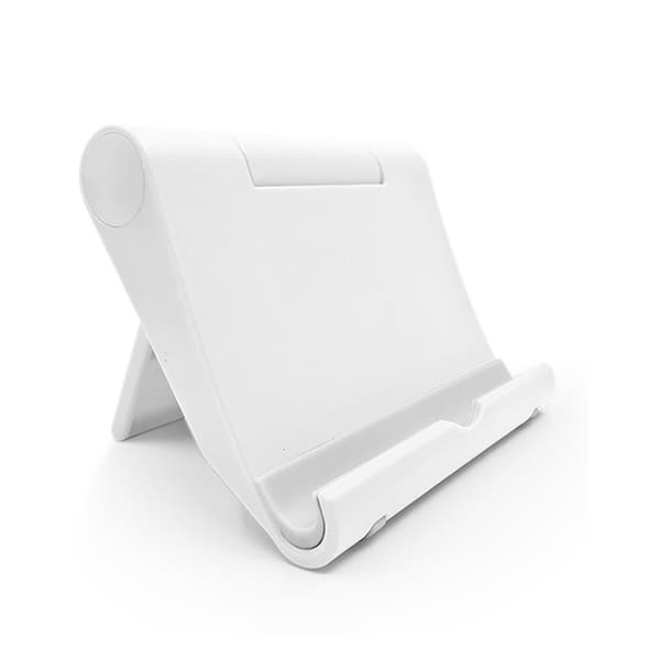 Universal foldbar bordtelefonholder til Samsung S20 Plus Ultra Note 10 iPhone 11 tablet White