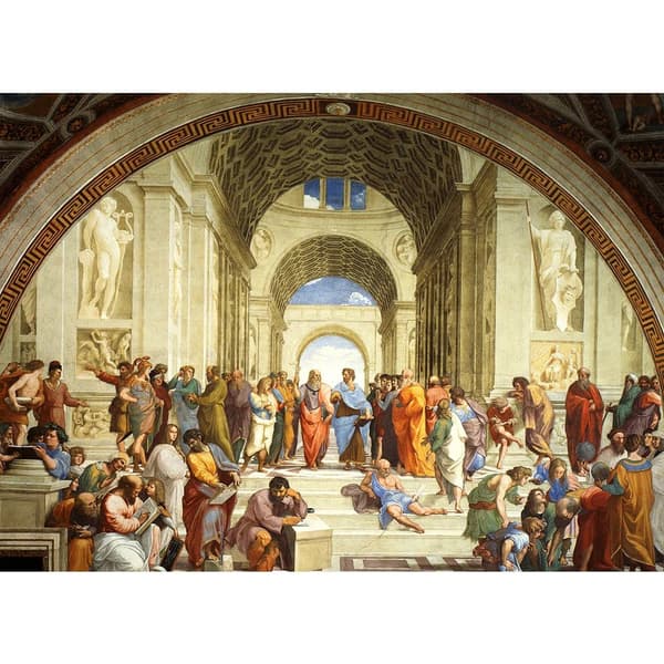 Pussel 1000 Bitar - Skolan ja Aten Raphael Leksak