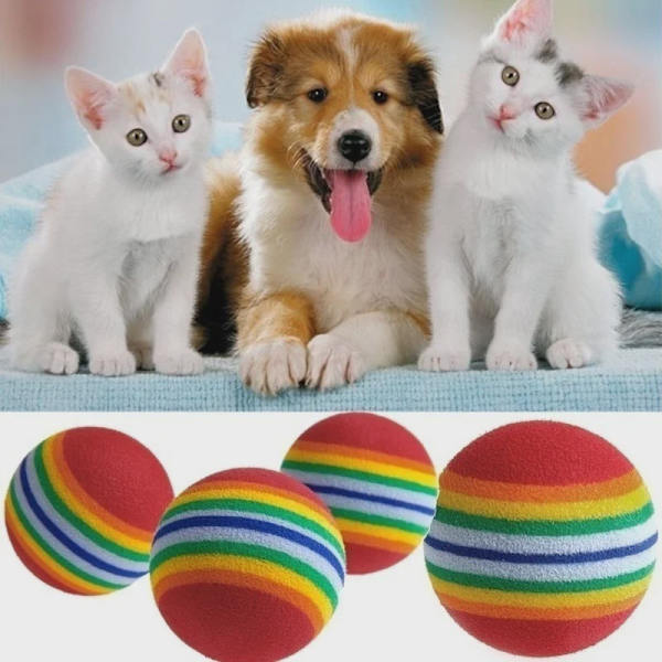 10 st husdjursleksak Rainbow -10pcs