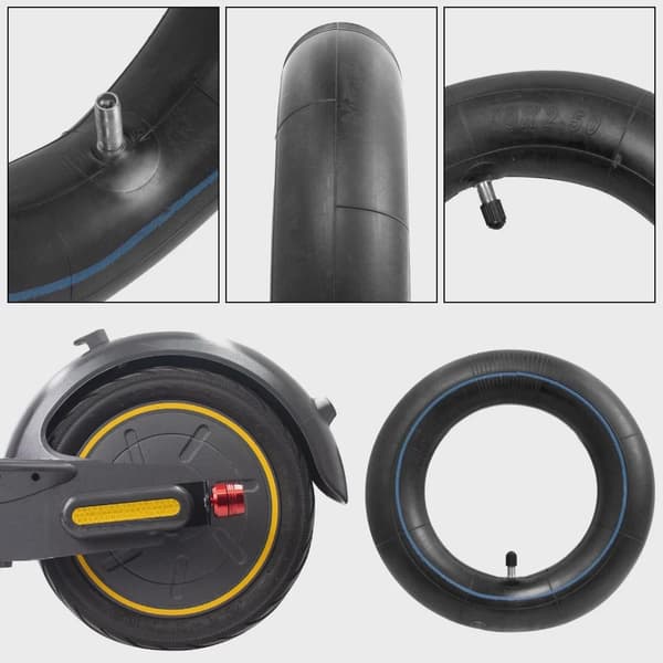 60/70-6.5 Slangdäck för NINEBOT Max G30 G30D G30LP G2 Elscooter 10x2.5 10 tum black