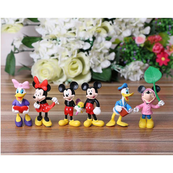 Disney 6pcs / set 7cm Mickey