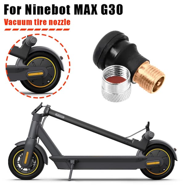 Vakuum slangeløs luftventil til Ninebot Max G30 Segway elektrisk scooterdæk