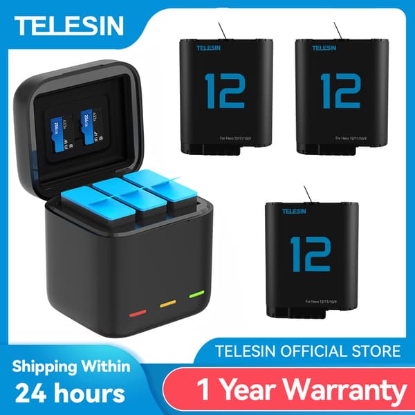 TELESIN-akku GoPro Herolle 3 Batteries