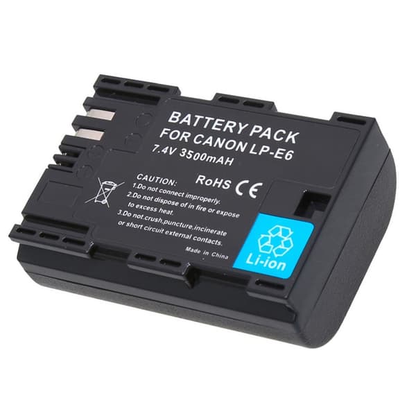 3500mAh LP-E6 LPE6 E6N kamerabatteri til Canon-kameraer til EOS 5D Mark II 2 III 3 6D 7D 60D 60Da 70D 80D 90D DSLR til EOS 5DS 5Pcs
