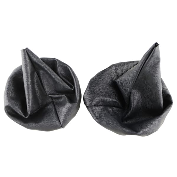 Bilens läderväxelspakskrage handbromsdamaskskydd för BMW 3-serie E30 E34 E36 E46 M3 Z3 interiörtillbehör black