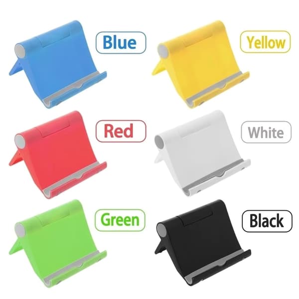Universal Bærbar Sammenklappelig Justerbar Telefon & Tablet Stativ til iPad iPhone Xiaomi Pink