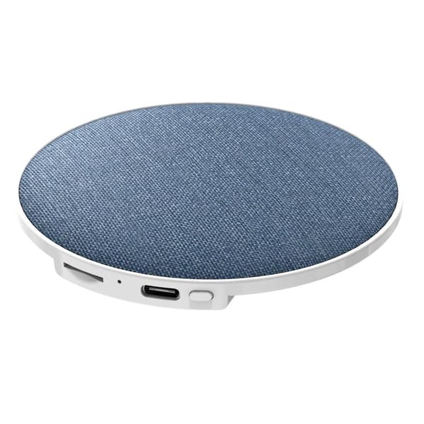 Mini Højttaler til Soveunderlag Bluetooth 5.4 Trådløs Musikafspiller Ultra Tynd Søvnlydudstyr Til Soveværelset Blue