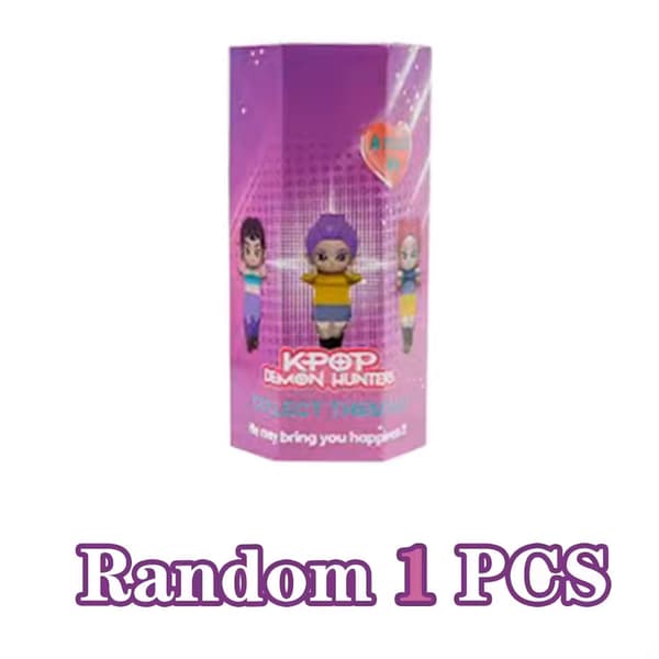 12 st Kpop Demon Hunters PVC-figurer - Tecknad spelbordsdekor och samlarföremål för barn Random 1pcs