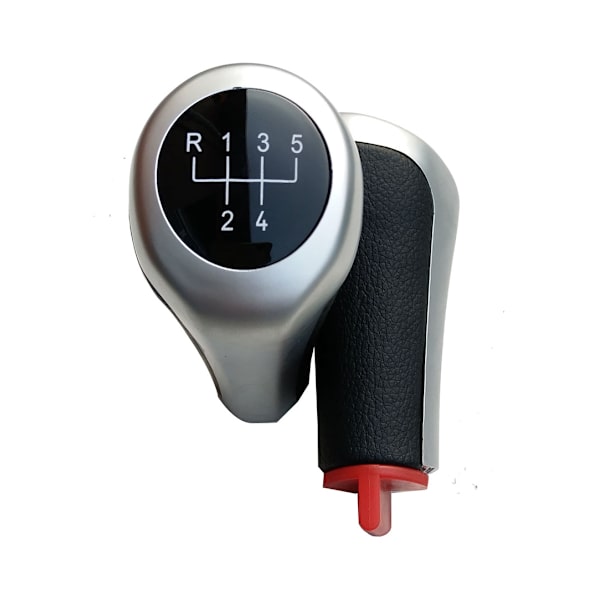 5/6 gearskifteknop med ægte læder til BMW 1 3 5 6-serie E30 E32 E34 E36 E38 E39 E46 E53 E60 E63 E83 E84 E90 E91 6speed leather M