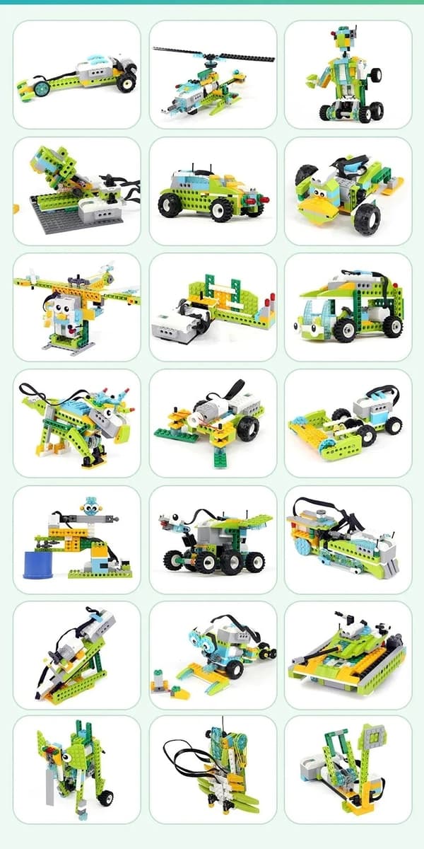 WeDo 2.0 Core Set - Pedagogiska DIY-robotbyggstenar för barn - STEAM Learning Toy 1set without box