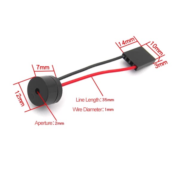3 stk./10 stk. mini-stikhøjttaler til pc intern BIOS computerbundkort mini indbygget kabinet buzzerkort bipalarm 3PCS