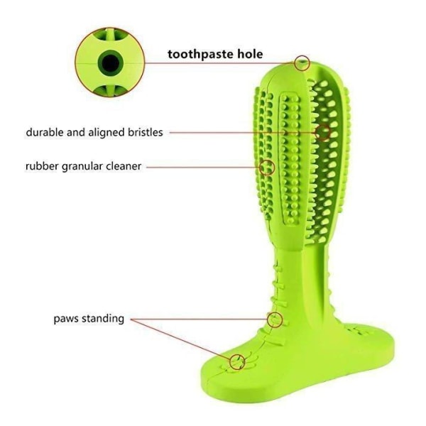 Doggystick - den smarta Tandborsten för Hund- Grön