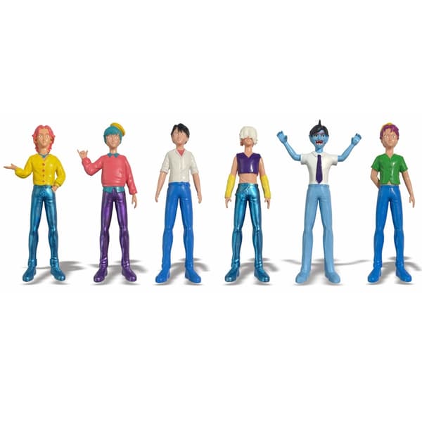 Anime Kpop Demon Hunter Figurmodellleksak - Spelbordsdekor och samlarpresent för barn 6pcs 1 set