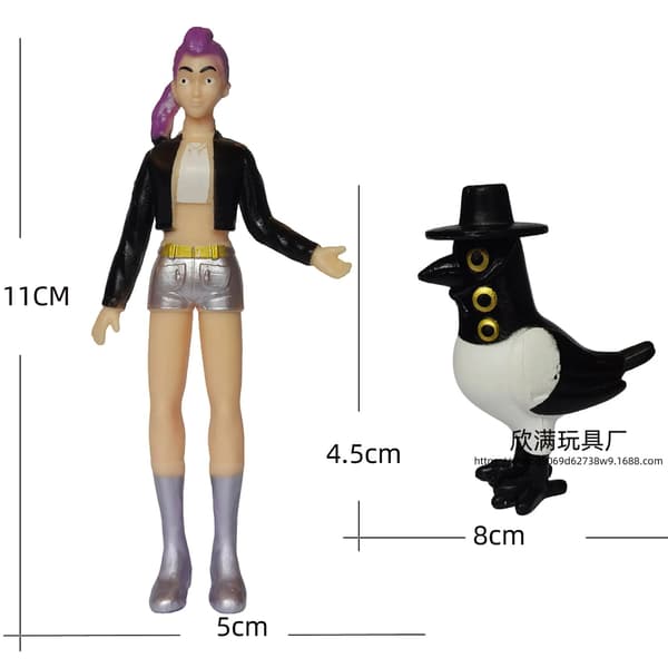 Anime Kpop Demon Hunter Figurmodellleksak - Spelbordsdekor och samlarpresent för barn black
