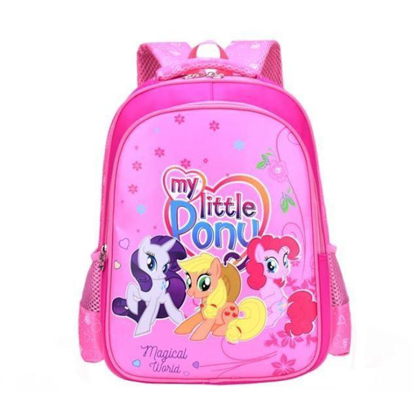 My Little Pony Ryggsäck skolväska- Ponyville- 2st Modell Rosa