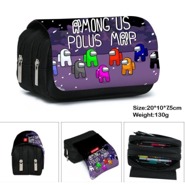 Among Us Pennfodral Pencil Case Stationery Bag Large Capacity Modell 6