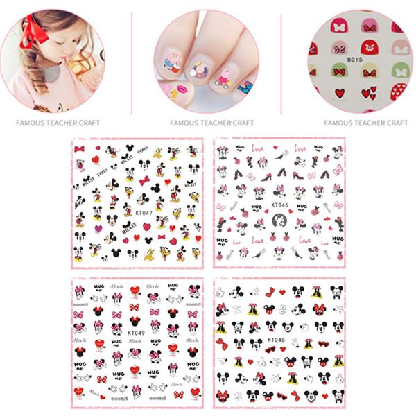 Disney Minnie Mouse Nagel Stickers 170st Nagelklistermärken