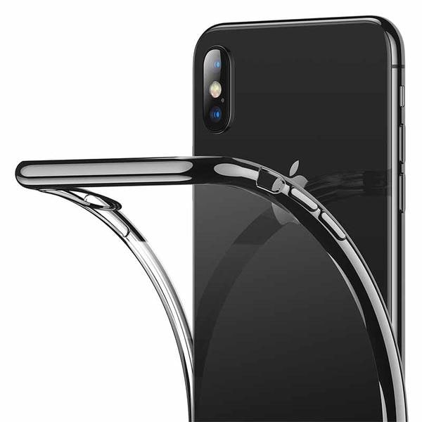 iPhone Xs MAX Skal  Superslimmat TPU Skal-5st Färg Svart
