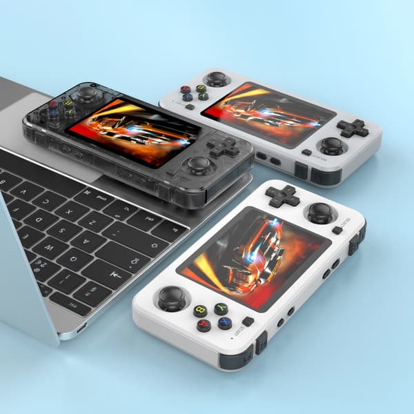 BOYHOM Ny R36H Retro handhållen konsol Open-Source Linux System Klassiska spelkonsoler 3,5 tums R36H Orange 64G