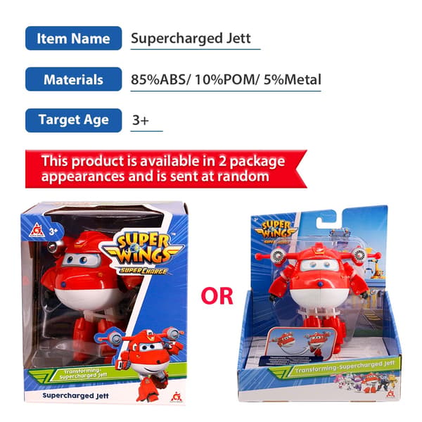 Super Wings 5" Transforming Jett, Dizzy, Donnie Actionfigurer - Robotlegetøj til børnefly Astra