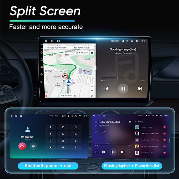 Android 16 Til Renault Trafic 2 Til Opel Vivaro A Til Nissan Primastar 2006 - 2014 Bilradio Lydafspiller Carplay Auto 8 Core 4G 2G 32G C