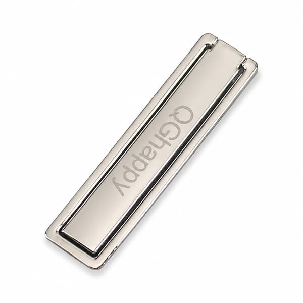 Universal Mini Metal Foldbar Telefonholder Stand Aluminiumlegering Bærbar Desktop Beslag Silver