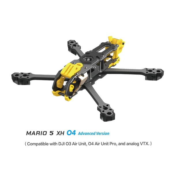 SpeedyBee Mario 5 Frame 5 tommer DC / XH-version med kulfiberplade FPV Freestyle RC Racing Drone til O3 / O4 PRO DC O4 PRO