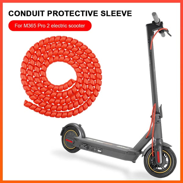 1,3 m kabelskydd för elscooter M365 PRO 2 bromsledningsspiralrör 1PCS Green