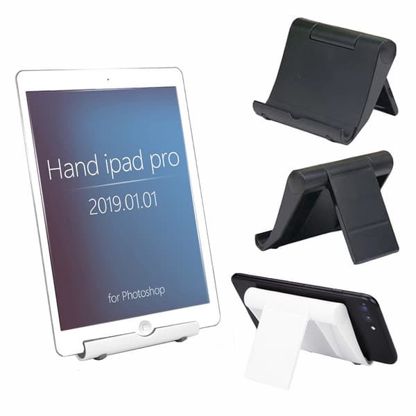 Universal Foldbar Bordtelefonholder Stativ til iPhone Xiaomi Huawei Samsung Tablet Blue