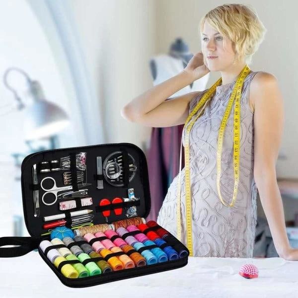 Sewing kit with 24 different thread colors 98 parts multicolor. much more