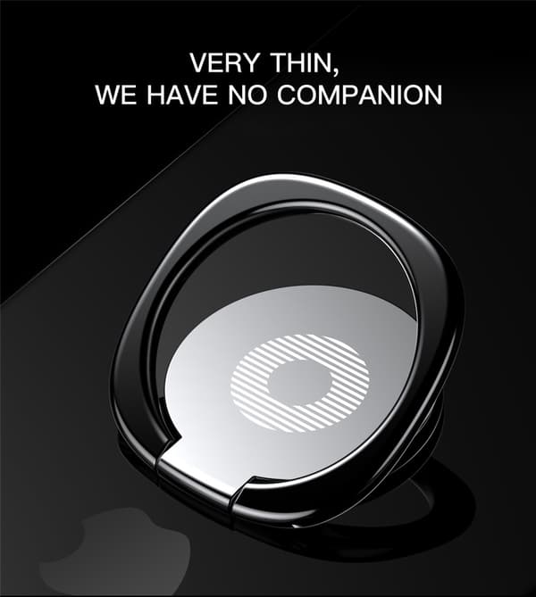 Mini 360° Metal Fingerring Telefonholder til Xiaomi Huawei iPhone Samsung Rose Gold