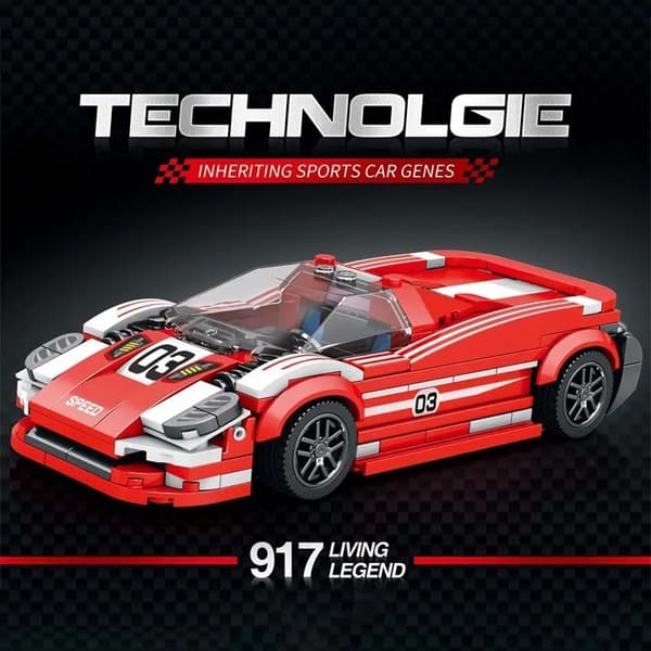 Supercar Building Blocks Set - Speed ​​Series Racing Vehicle MOC Model Leksaker för barn 804 367pcs