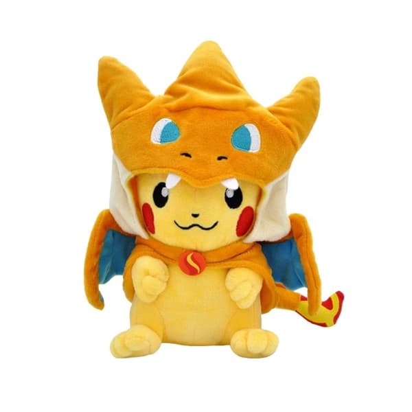 20 cm -pehmolelut: Pikachu, Charmeleon, Blastoise, Ivysaur, Wartortle, Venusaur, Cyndaquil, Charizard 17cm