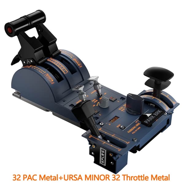 WINWING URSA MINOR 32 Metal Flight Simulator Throttle/32 PAC Aerodynamisk Konfiguration Metalpanel til X-Plane MSFS 1 set