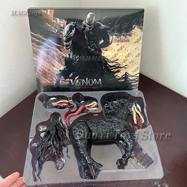 Venom Anime Actionfigur - Sista danshästens ansikte byt statymodell - Samlarpresent Venom Size with box