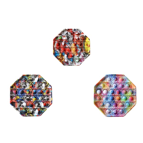 Speciell kamouflage Popit Fidget Pop It - CE Godkänd 3st färger Model 1
