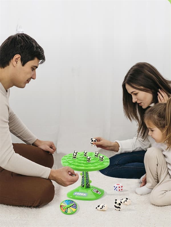 Barns Balans Panda Balans Träd Vikning Glad Intelligens Tidig utbildning Dekompressionsspel Bord Stridsspel