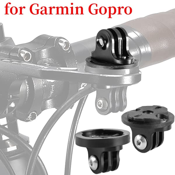 Cykelkamera Forlygte Adapter Montering ABS Plast Forlygtebeslag til Garmin GoPro A