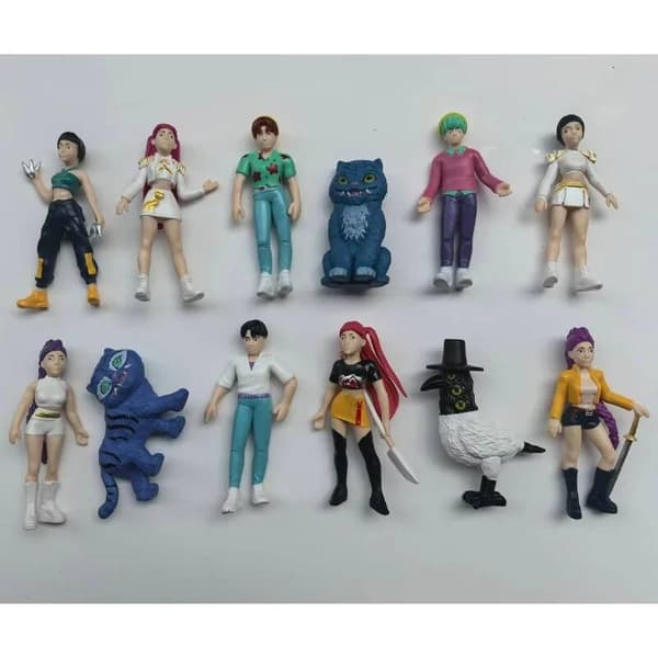 Anime Kpop Demon Hunter Figurmodellleksak - Spelbordsdekor och samlarpresent för barn 14