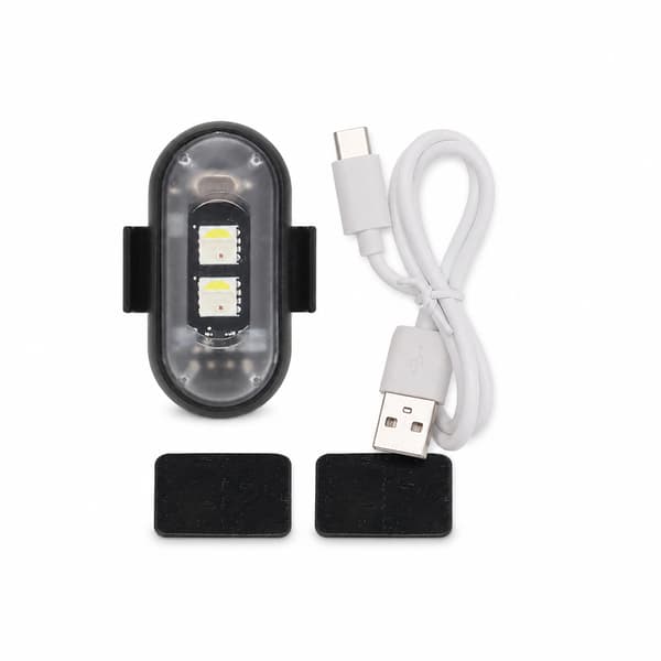 RGB LED-skootterin strobovalot langattomat pyörän vilkkuvalot sijainnin varoitustarvikkeet 1PC